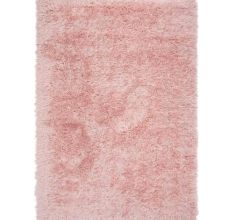 Luxury Pink Shaggy Hall Rug